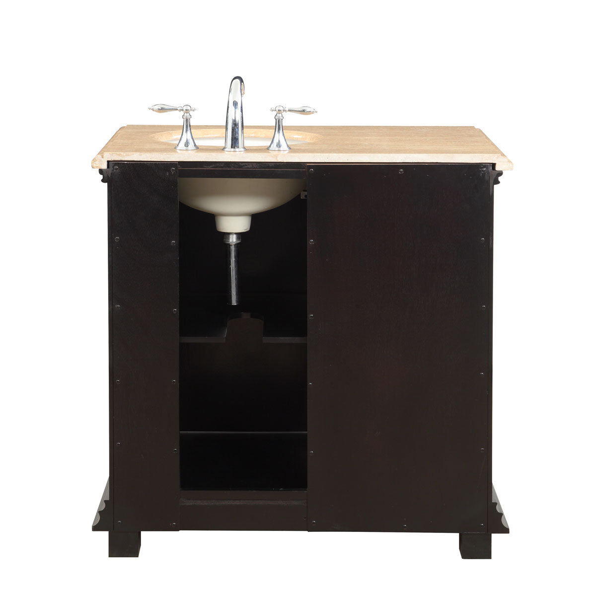 Silkroad Exclusive 36" Single Bathroom Vanity Set with Sink on Right Side & Reviews Wayfair.ca